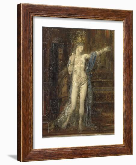 Salomé dansant dite "Salomé tatouée"-Gustave Moreau-Framed Giclee Print