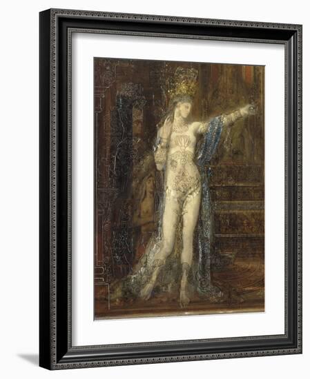 Salomé dansant dite "Salomé tatouée"-Gustave Moreau-Framed Giclee Print