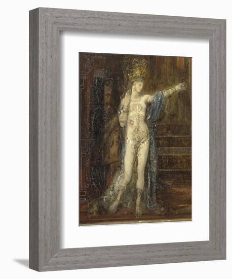 Salomé dansant dite "Salomé tatouée"-Gustave Moreau-Framed Giclee Print