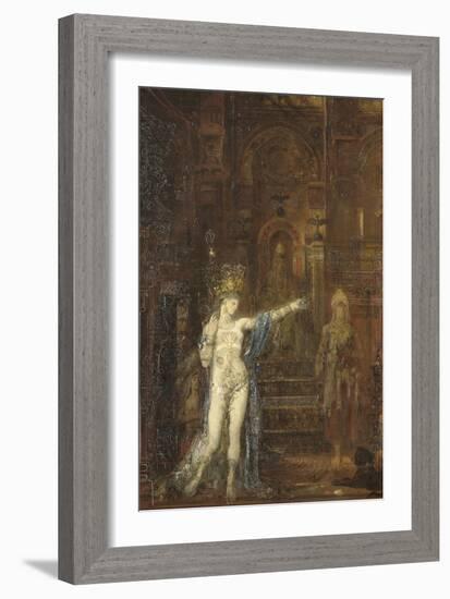 Salomé dansant dite "Salomé tatouée"-Gustave Moreau-Framed Giclee Print