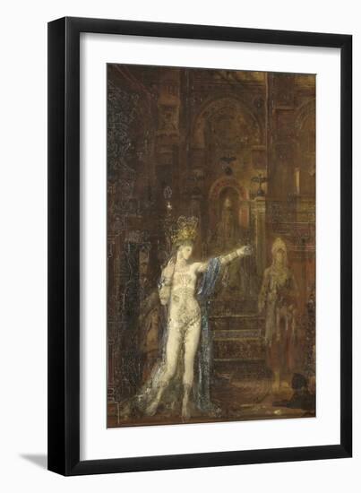 Salomé dansant dite "Salomé tatouée"-Gustave Moreau-Framed Giclee Print