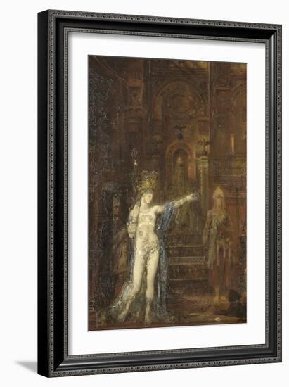 Salomé dansant dite "Salomé tatouée"-Gustave Moreau-Framed Giclee Print