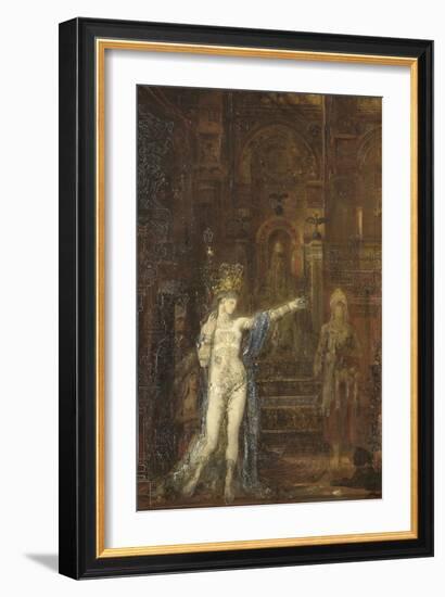 Salomé dansant dite "Salomé tatouée"-Gustave Moreau-Framed Giclee Print