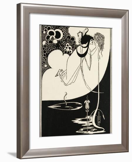 Salome, Illustration by Aubrey Vincent Beardsley-null-Framed Giclee Print