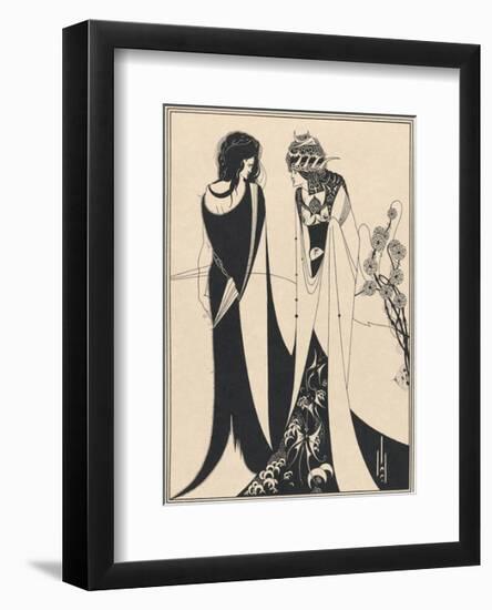 Salome - John and Salomé-Aubrey Beardsley-Framed Premium Giclee Print
