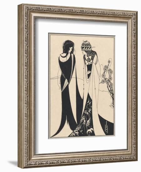 Salome - John and Salomé-Aubrey Beardsley-Framed Premium Giclee Print