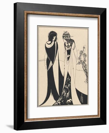 Salome - John and Salomé-Aubrey Beardsley-Framed Premium Giclee Print