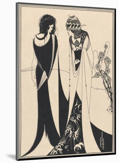 Salome - John and Salomé-Aubrey Beardsley-Mounted Premium Giclee Print