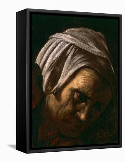 Salome Receives Head of John Baptist-Caravaggio-Framed Premier Image Canvas