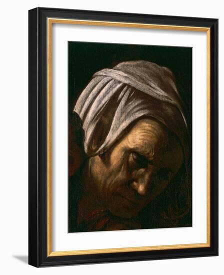 Salome Receives Head of John Baptist-Caravaggio-Framed Giclee Print