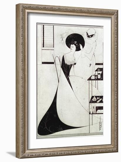 Salome's Toilette, 1894-Aubrey Beardsley-Framed Giclee Print