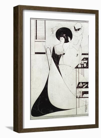 Salome's Toilette, 1894-Aubrey Beardsley-Framed Giclee Print