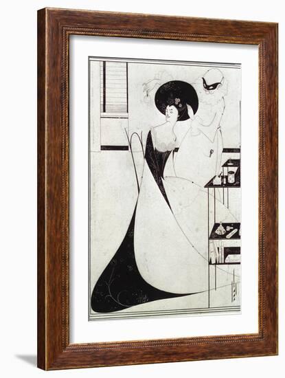 Salome's Toilette, 1894-Aubrey Beardsley-Framed Giclee Print