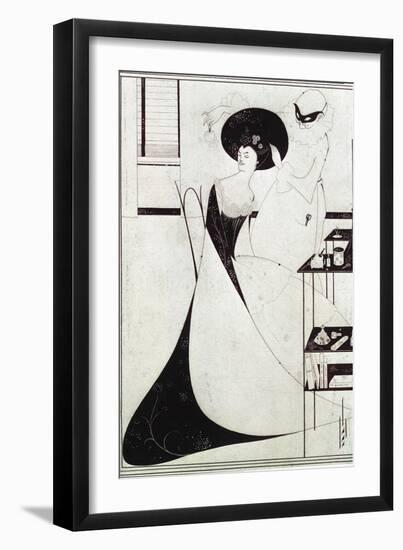 Salome's Toilette, 1894-Aubrey Beardsley-Framed Giclee Print