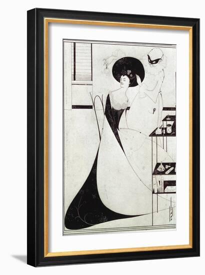 Salome's Toilette, 1894-Aubrey Beardsley-Framed Giclee Print