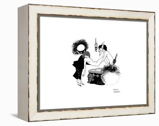 Salome, Tailpiece-Aubrey Beardsley-Framed Premier Image Canvas