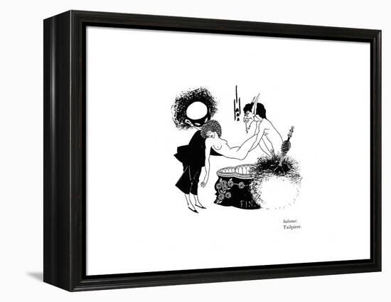 Salome, Tailpiece-Aubrey Beardsley-Framed Premier Image Canvas