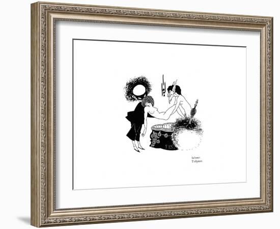 Salome, Tailpiece-Aubrey Beardsley-Framed Giclee Print