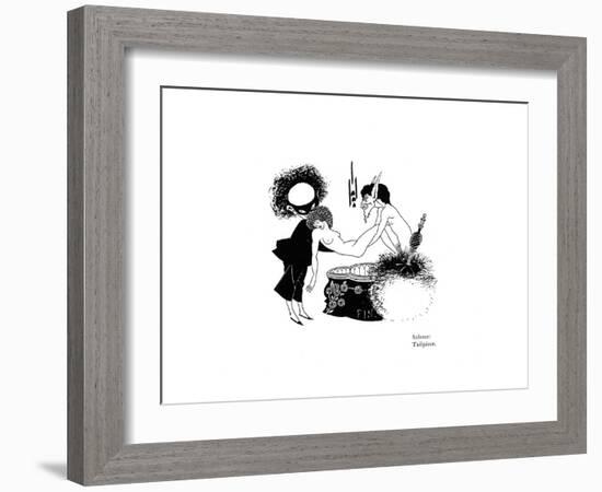 Salome, Tailpiece-Aubrey Beardsley-Framed Giclee Print