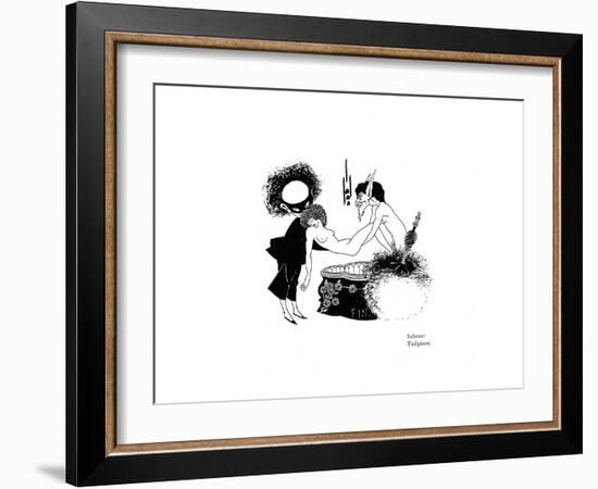 Salome, Tailpiece-Aubrey Beardsley-Framed Giclee Print