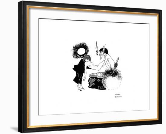 Salome, Tailpiece-Aubrey Beardsley-Framed Giclee Print