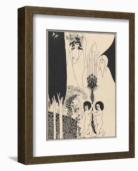 Salome - The Eyes of Herod-Aubrey Beardsley-Framed Premium Giclee Print