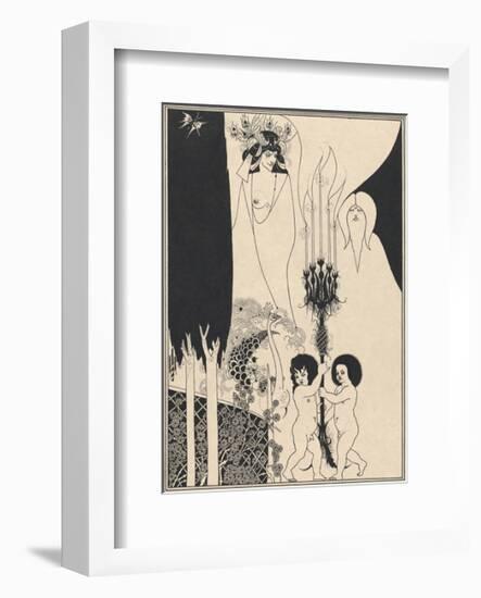 Salome - The Eyes of Herod-Aubrey Beardsley-Framed Premium Giclee Print