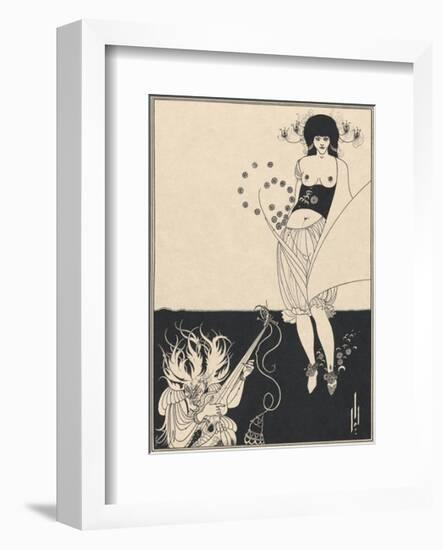 Salome - The Stomach Dance-Aubrey Beardsley-Framed Premium Giclee Print