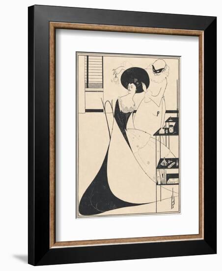 Salome - The Toilette of Salomé-Aubrey Beardsley-Framed Premium Giclee Print