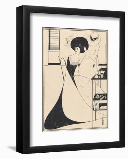 Salome - The Toilette of Salomé-Aubrey Beardsley-Framed Premium Giclee Print