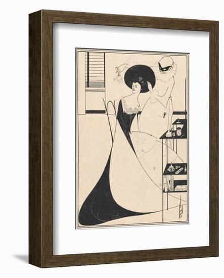 Salome - The Toilette of Salomé-Aubrey Beardsley-Framed Premium Giclee Print