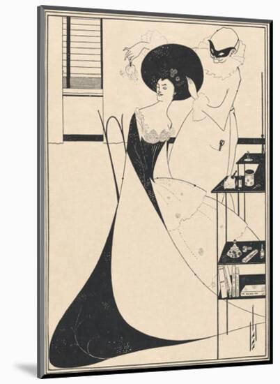 Salome - The Toilette of Salomé-Aubrey Beardsley-Mounted Premium Giclee Print