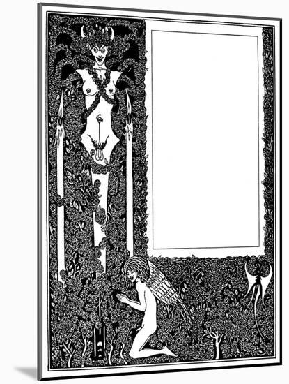 Salome Title Page-Aubrey Beardsley-Mounted Art Print
