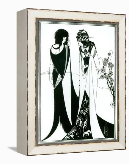 Salome with Her Mother, Herodias, 1894-Aubrey Beardsley-Framed Premier Image Canvas