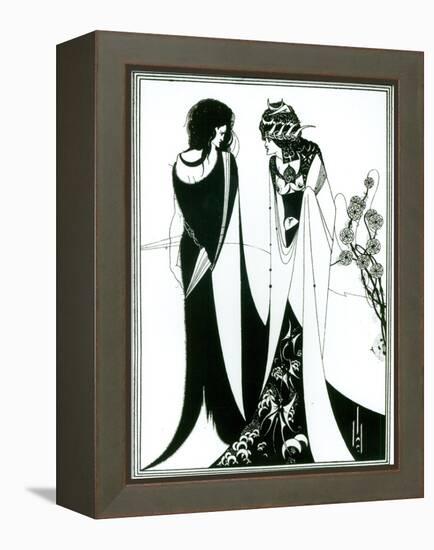 Salome with Her Mother, Herodias, 1894-Aubrey Beardsley-Framed Premier Image Canvas