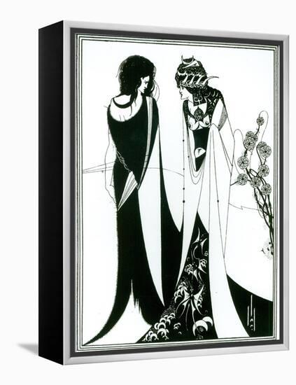 Salome with Her Mother, Herodias, 1894-Aubrey Beardsley-Framed Premier Image Canvas