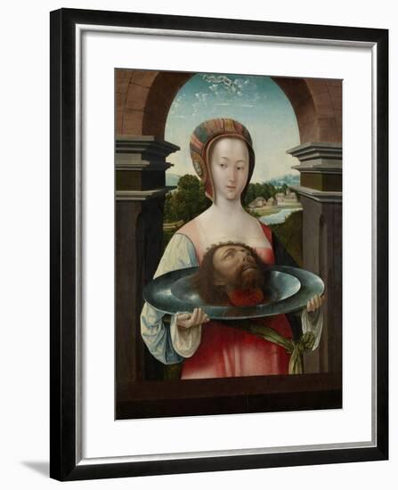 Salome with the Head of John the Baptist, 1524-Jacob Cornelisz van Oostsanen-Framed Giclee Print