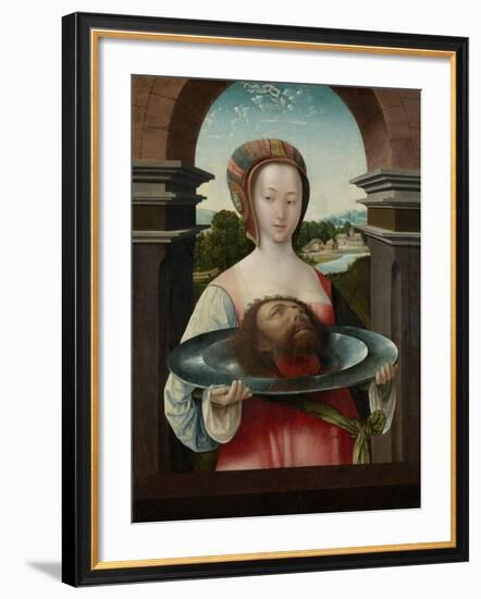 Salome with the Head of John the Baptist, 1524-Jacob Cornelisz van Oostsanen-Framed Giclee Print