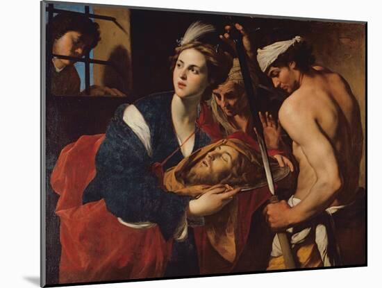 Salome with the Head of John the Baptist-Massimo Stanzioni-Mounted Giclee Print