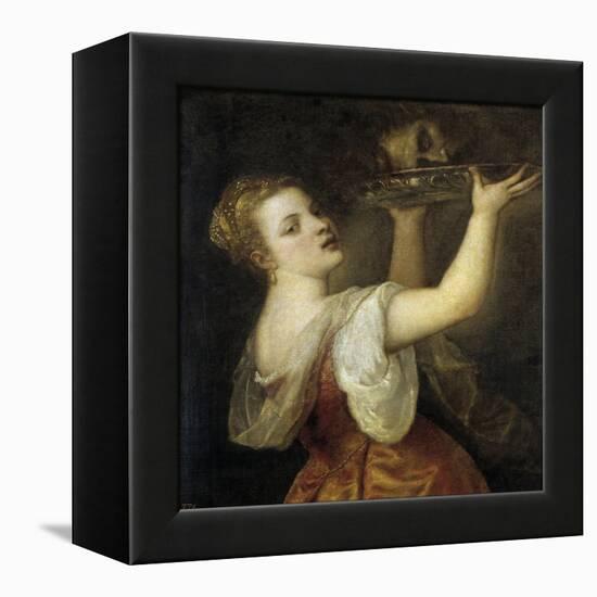 Salome with the Head of John the Baptist-Titian (Tiziano Vecelli)-Framed Premier Image Canvas