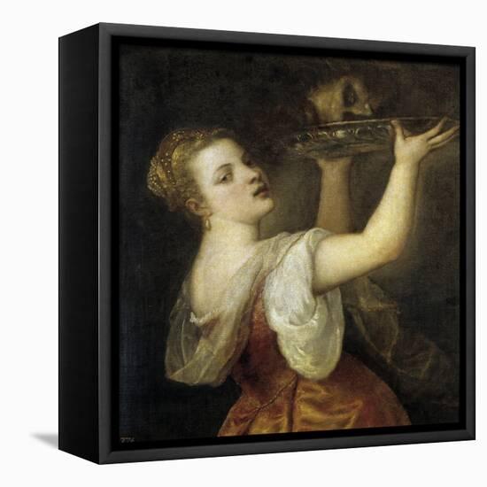 Salome with the Head of John the Baptist-Titian (Tiziano Vecelli)-Framed Premier Image Canvas