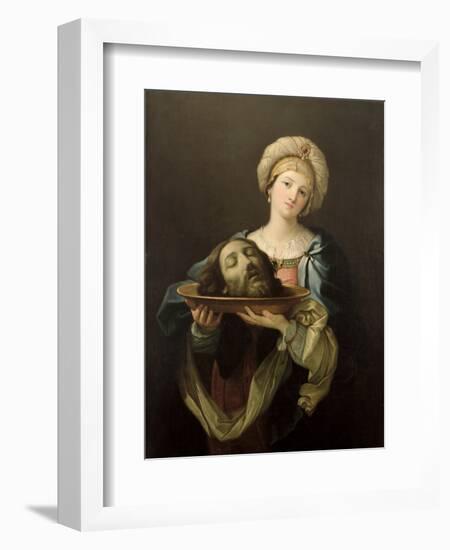 Salome with the Head of St. John the Baptist, after a Painting by Guido Reni (1575-1642), C.1761-Benjamin West-Framed Giclee Print