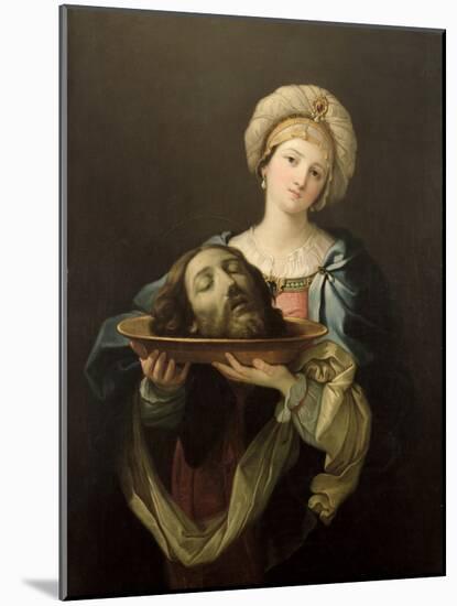Salome with the Head of St. John the Baptist, after a Painting by Guido Reni (1575-1642), C.1761-Benjamin West-Mounted Giclee Print