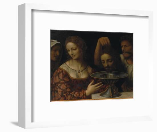 Salome with the Head of St. John the Baptist-Bernardino Luini-Framed Giclee Print