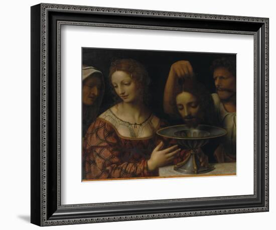 Salome with the Head of St. John the Baptist-Bernardino Luini-Framed Giclee Print