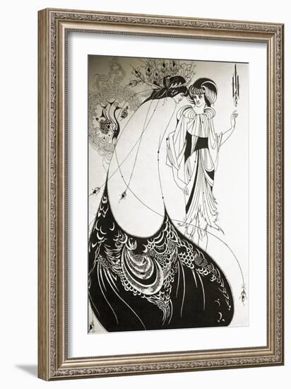 Salome-Aubrey Beardsley-Framed Giclee Print