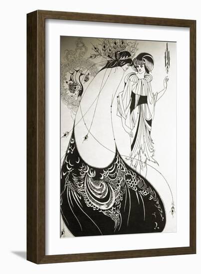 Salome-Aubrey Beardsley-Framed Giclee Print