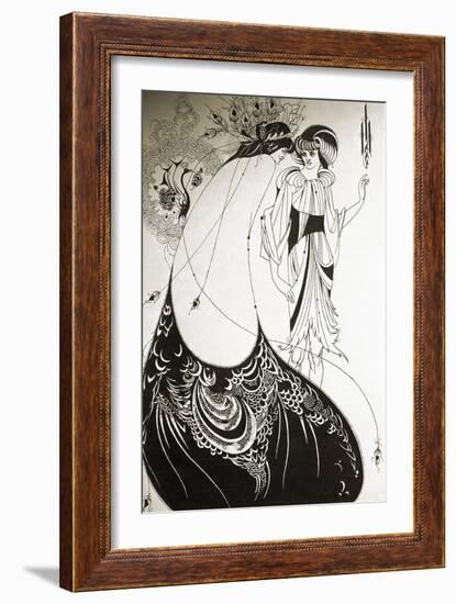 Salome-Aubrey Beardsley-Framed Giclee Print