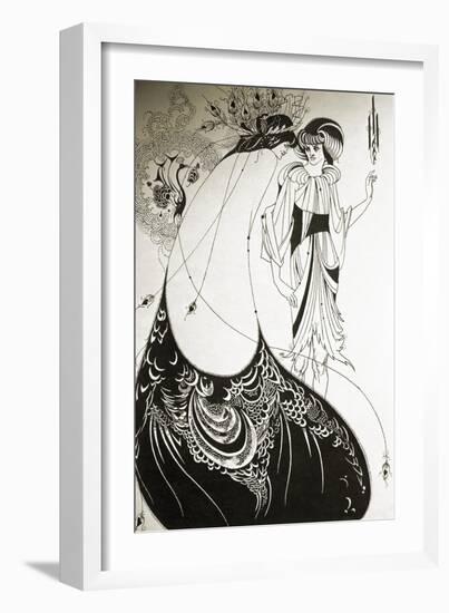 Salome-Aubrey Beardsley-Framed Giclee Print