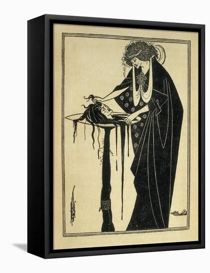 Salome-Aubrey Beardsley-Framed Stretched Canvas